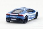 Blue 1:36 Kids Police Diecast Lamborghini Huracan LP610-4 Toy