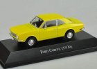 1:43 Scale Yellow IXO Diecast Ford Corcel 1970 Model