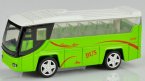 Kids 1:64 Scale White / Green Die-Cast Tour Bus Toy