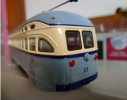 1:50 Scale Blue Limited Edition CORGI Brand City Tramcar Bus