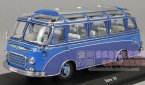 Blue 1:43 Scale SCHUCO Diecast 1955 Setra S6 Bus Model