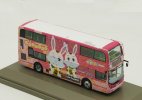 1:76 Pink NLB Diecast Dennis Enviro 400 Double Decker Bus Model