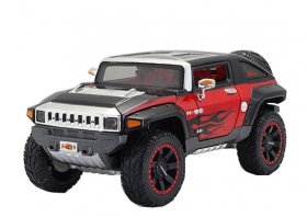 1:24 Scale Black-Red Maisto Diecast Hummer HX Concept Model