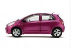 Black / Purple 1:18 Scale Diecast Toyota Yaris Model