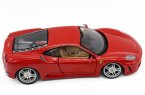 Red / Yellow 1:24 Scale Bburago Diecast Ferrari F430 Model