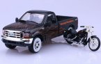 1:24 Scale MaiSto Black Die-Cast Ford F350 Pickup Truck Model