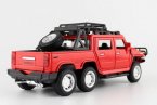 Black / Yellow / Red / Green Diecast Hummer H2 Pickup Truck Toy