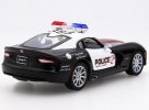 1:36 Scale Kids Black Police Diecast Dodge Viper SRT Toy