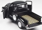 Black / Red 1:24 Welly Diecast 1953 Chevrolet 3100 Pickup Model