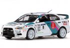 1:43 White NO.8 Diecast Mitsubishi Lancer Evolution X Model