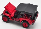 Red NOREV 1:18 Scale Diecast 1924 Willys SUV Model