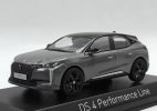 1:43 Scale Gray NOREV Diecast 2021 DS 4 Performance Line Model