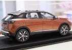 Orange 1:18 Scale Resin 2017 Peugeot 4008 SUV Model