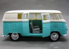 1:36 Black-Red / White-Green / Brown Kids 1962 Classical VW Bus