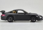 1:24 Scale Welly Black / White Diecast Porsche 911 GT3 RS Model