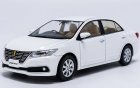 White / Blue 1:30 Scale Diecast Toyota Premio Model