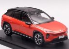 1:43 Scale Blue / Orange Diecast 2022 NIO ES7 SUV Model