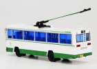 White 1:76 SK5105GP NO.101 Diecast GuangZhou Trolley Bus Model