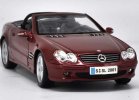 1:18 Wine Red Maisto Diecast Mercedes-Benz SL-Class Model