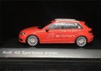 Red 1:43 Scale Diecast Audi A3 Sportback e-tron Model