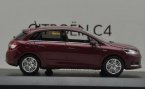 1:43 Scale Wine Red NOREV Diecast Citroen C4 Model