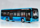 Blue 1:36 Scale Diecast Foton AUV BJ6129EVCA City Bus Model