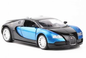 Kids 1:32 Scale Blue / Red Diecast Bugatti Veyron Toy