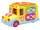 NO.796 Yellow Cartoon Educational School Bus Toy