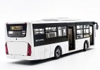 1:43 Scale White Diecast Sunlong SLK6109 City Bus Model