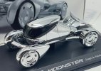 Silver 1:43 Diecast 2001 Peugeot Moonster Concept Car Model