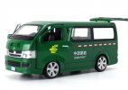 1:32 Scale Green China Post Kids Diecast Toyota Hiace Toy