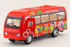 Kids Red Candy Bus Diecast Coach Bus Toy