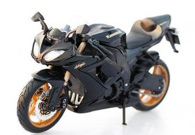 Black / Green 1:12 MaiSto Diecast 2010 Kawasaki Ninja ZX-10R