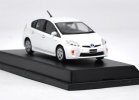 Silver / White 1:43 Scale Diecast Toyota Prius Model