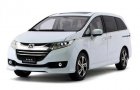 White / Deep Blue 1:18 Scale Diecast Honda Odyssey Model