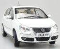 1:18 Scale White / Blue / Silver Diecast VW POLO Model