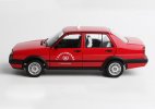 Red 1:18 Scale Diecast VW Jetta GT Taxi Car Model