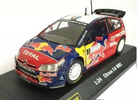 Red 1:24 Scale Motorama Diecast Citroen C4 WRC Model