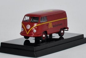 1:64 Scale Red Diecast Volkswagen T1 Bus Model