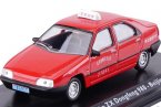 1:43 Scale Red Diecast Citroen ZX Dongfeng 988 Taxi Model