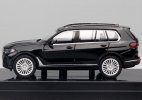 Black / White Paragon 1:64 Scale Diecast BMW X7 SUV Model