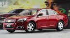 White / Wine Red 1:18 Scale Diecast Chevrolet Malibu Model