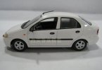 White 1:43 Scale IXO Diecast Chevrolet Aveo Model