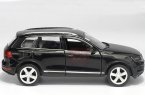 Blue / Brown Kids Pull-Back 1:36 Scale Diecast VW Touareg Toy