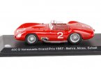 Red 1:43 Diecast 1957 Maserati 450 S Venezuela Grand Prix Model