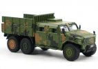 Army Green 1:64 Diecast Dongfeng Mengshi Transport Truck Model