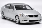 Silver / Black AUTOart 1:18 Scale Diecast Lexus GS430 Model