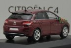 1:43 Scale Wine Red NOREV Diecast Citroen C4 Model