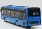 Blue 1:43 Scale Diecast KAMAZ Pure Electric City Bus Model