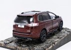 Wine Red / Brown 1:18 Scale Diecast Ford Edge SUV Model
